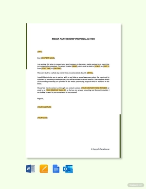 Media Partnership Proposal Letter