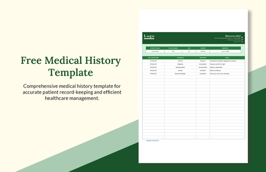 Medical History Template