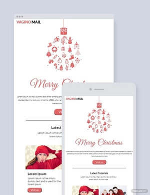 Christmas Email Newsletter Template