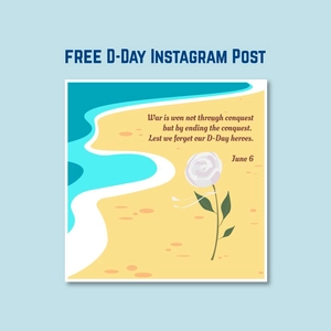 D-Day Instagram Post