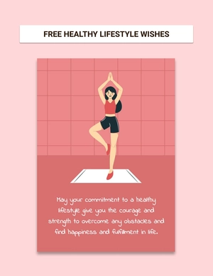 Healthy Lifestyle Wishes Healthy Lifestyle Wishes