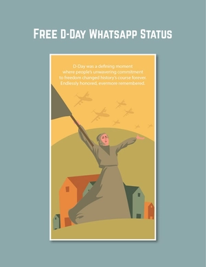 D-Day Whatsapp Status