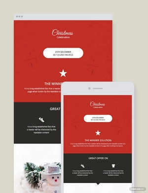 Christmas Newsletter Template
