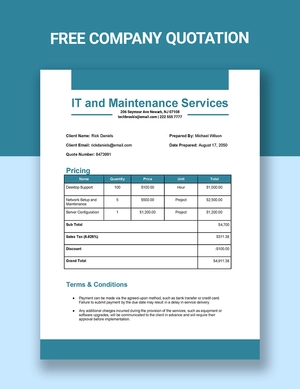 Company Quotation