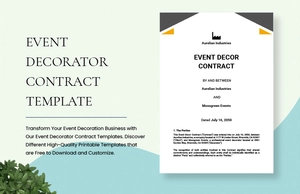 Event Decorator Contract Event Decorator Contract