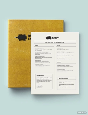 Birthday Dinner Menu Template