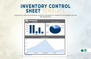 Inventory Control Sheet Template