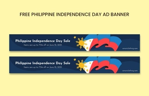 Philippine Independence Day Ad Banner