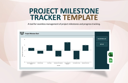 Project Milestone Tracker Template