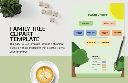 Family Tree Clipart Template Family Tree Clipart Template