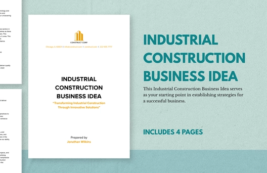 Industrial Construction Business Idea