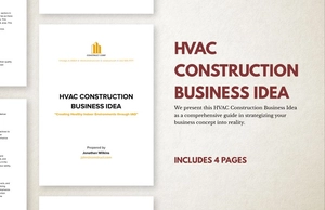 HVAC Construction Business Idea