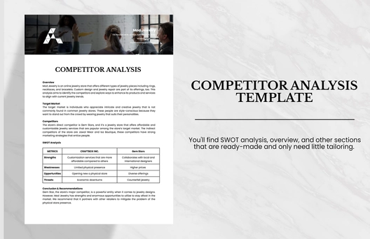 Competitor Analysis Template