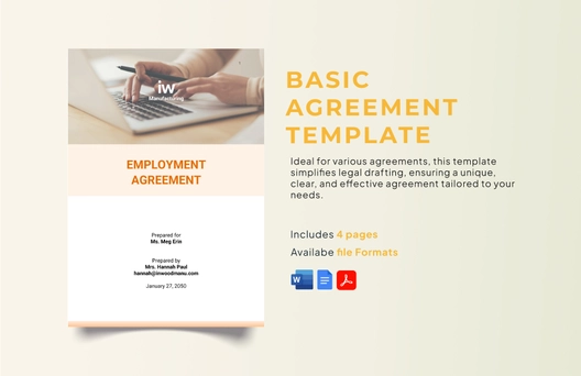 Basic Agreement Template