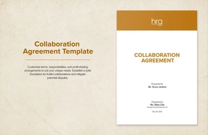 Collaboration Agreement Template