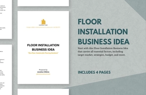Floor Installation Business Idea