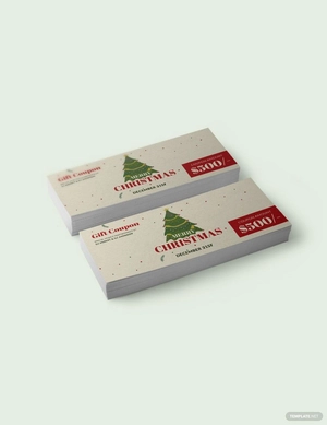 Christmas Gift Coupon Template