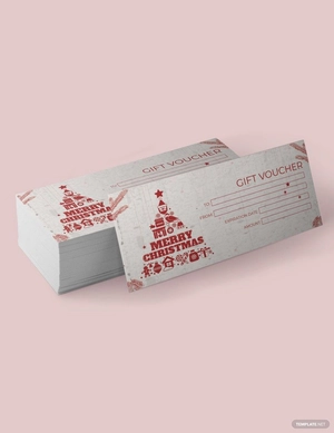 Creative Christmas Gift Voucher Template