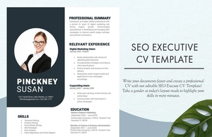 SEO Execute CV Template