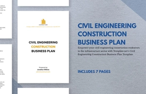 Civil Engineering Construction Business Plan Template