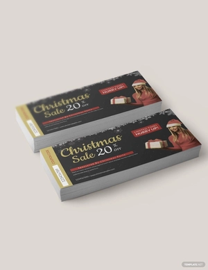 Christmas Sale Coupon Template