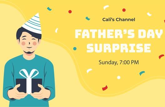 Father's Day Youtube Thumbnail Cover