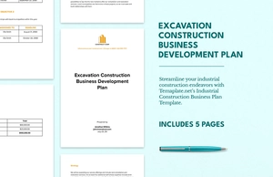 Excavation Construction Business Development Plan