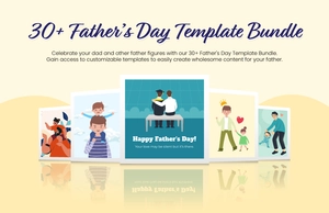 30+ Father's Day Template Bundle