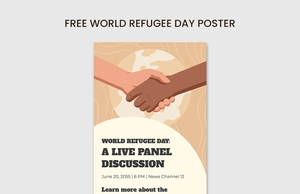 World Refugee Day Poster