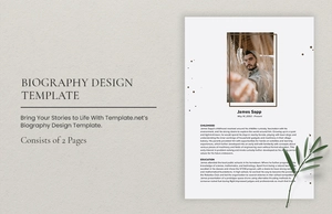 Biography Design Template