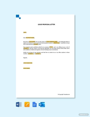 Lease Proposal Letter Lease Proposal Letter