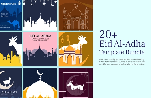20+ Eid al-Adha Template Bundle