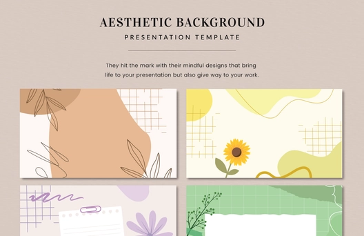 Aesthetic Background Presentation