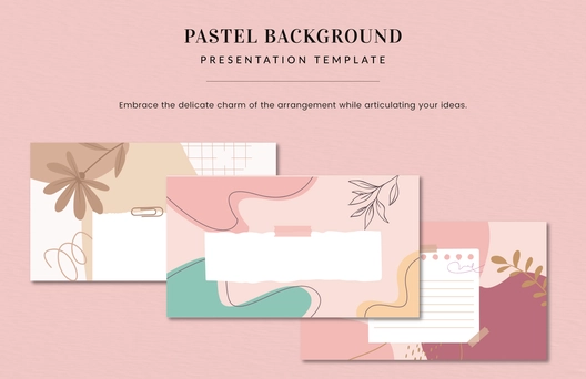 Pastel Background Presentation