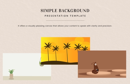 Simple Background Presentation