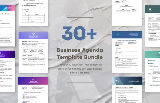 30+ Business Agenda Template Bundle 30+ Business Agenda Template Bundle