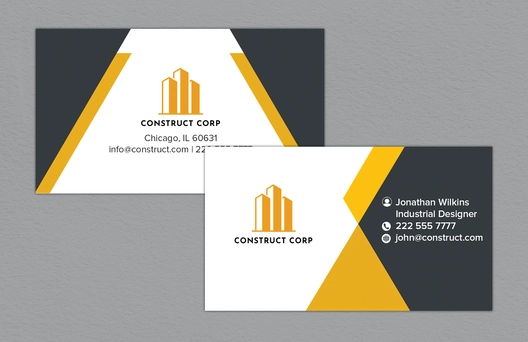 Industrial Design Business Card Template