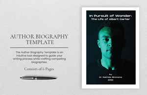 Author Biography Template