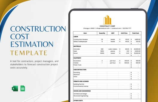 Construction Cost Estimation