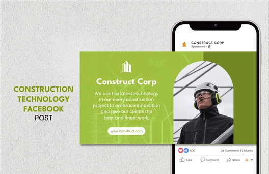 Construction Technology Facebook Post