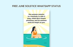 June Solstice Whatsapp Status
