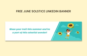 June Solstice Linkedin Banner