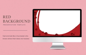 Red Background Presentation