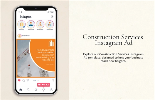 Construction Services Instagram Ad
