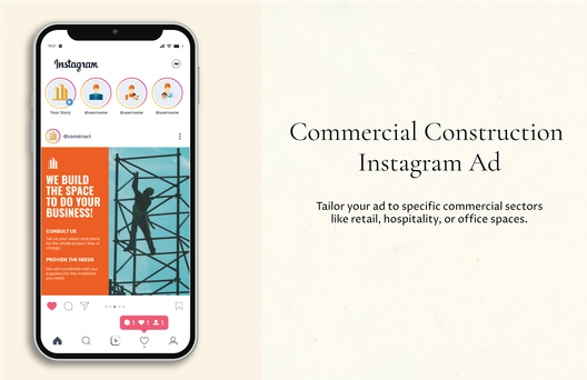 Commercial Construction Instagram Ad