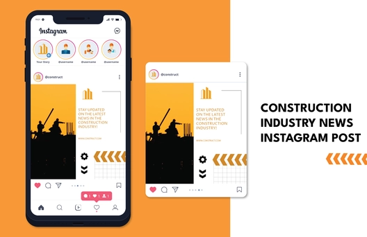 Construction Industry News Instagram Post
