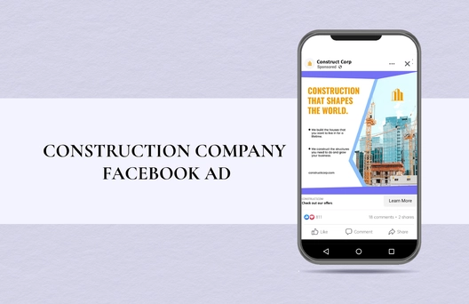 Construction Company Facebook Ad