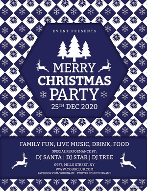 Creative Merry Christmas Flyer Template