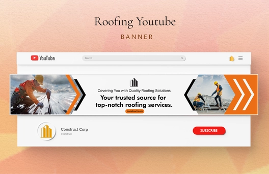 Roofing Youtube Banner