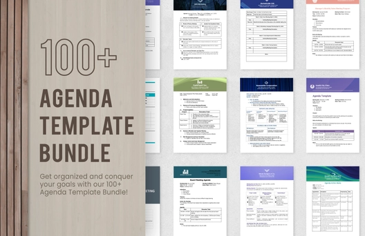 100+ Agenda Template Bundle 100+ Agenda Template Bundle